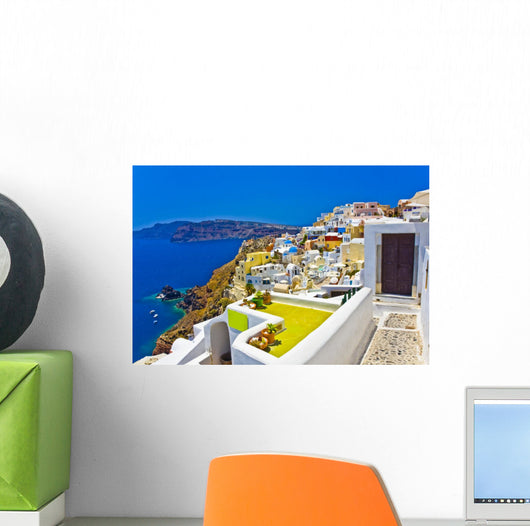 Oia Santorini island Wall Mural