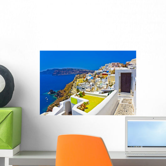 Oia Santorini island Wall Mural