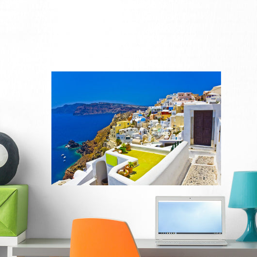Oia Santorini island Wall Mural