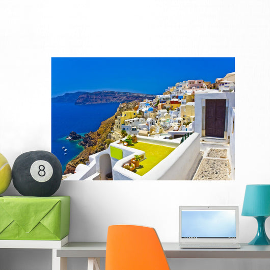 Oia Santorini island Wall Mural