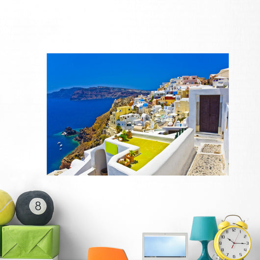Oia Santorini island Wall Mural