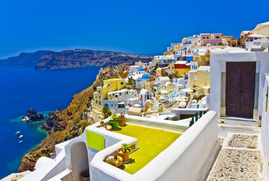 Oia Santorini island Wall Mural