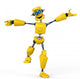 Yellow Robot Is Happy