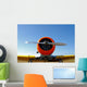 Front view of classic warplane Wall Mural