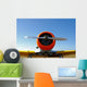 Front view of classic warplane Wall Mural
