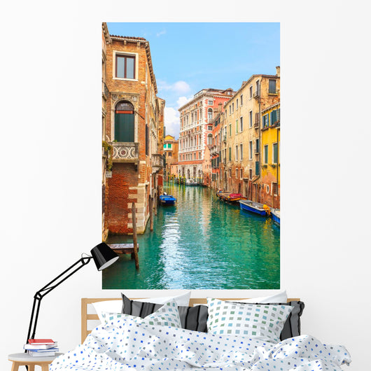 Venice Cityscape Water Canal Wall Mural