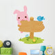 Tatefuda and animals of the tree Wall Decal