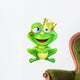 Kissed frog prince Wall Decal