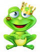 Kissed frog prince Wall Decal