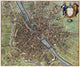 Paris Vintage Map