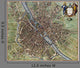 Paris Vintage Map