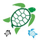 Vector Image Turtle White