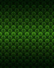 green Art Nouveau pattern dark background vector Wall Mural