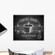 Coffee House card - Chalkboard. Vector illustration. Wall Mural