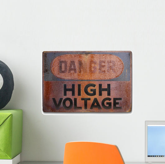 Danger - high voltage Wall Mural