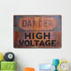 Danger - high voltage Wall Mural
