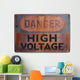 Danger - high voltage Wall Mural