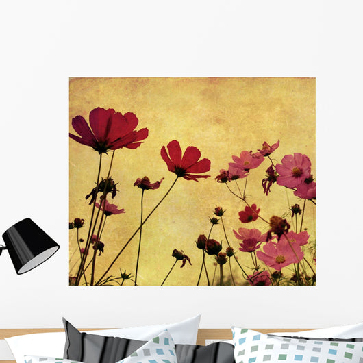 Old-fashioned Flower Wall Mural