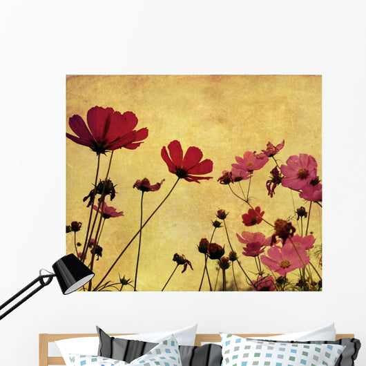 Old-fashioned Flower Wall Mural
