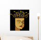 Thoughts and options - vector illustration of head with arrows Wall Mural