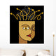 Thoughts and options - vector illustration of head with arrows Wall Mural