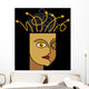 Thoughts and options - vector illustration of head with arrows Wall Mural
