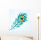 Vector Peacock Feather Wall Decal