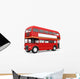 Red Double Decker Bus Wall Decal