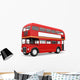 Red Double Decker Bus Wall Decal