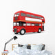 Red Double Decker Bus Wall Decal