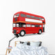Red Double Decker Bus Wall Decal