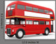 Red Double Decker Bus Wall Decal
