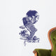 Blue Japanese Koi Wall Decal
