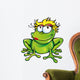 girl happy frog Wall Decal