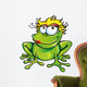 girl happy frog Wall Decal