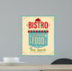 Vintage Bistro Poster Vector