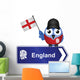 Comical England Sign Wall Decal