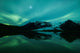 Northern Lights above Lagoon