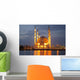Night Mosque Reflection Wall Mural
