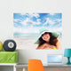 Woman Relaxing Beach