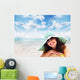 Woman Relaxing Beach