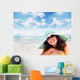 Woman Relaxing Beach