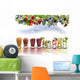 Fruit Drinks Assortment Wall Mural