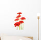 Red Gerberas Wall Decal
