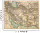 Middle East Vintage Map Wall Decal