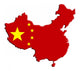 China map flag Wall Decal