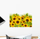 bight sunflower field Wall Mural
