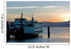 Ferry in Sunrise Wall Mural