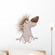 Small hedgehog. Cartoon Wall Decal