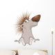 Small hedgehog. Cartoon Wall Decal